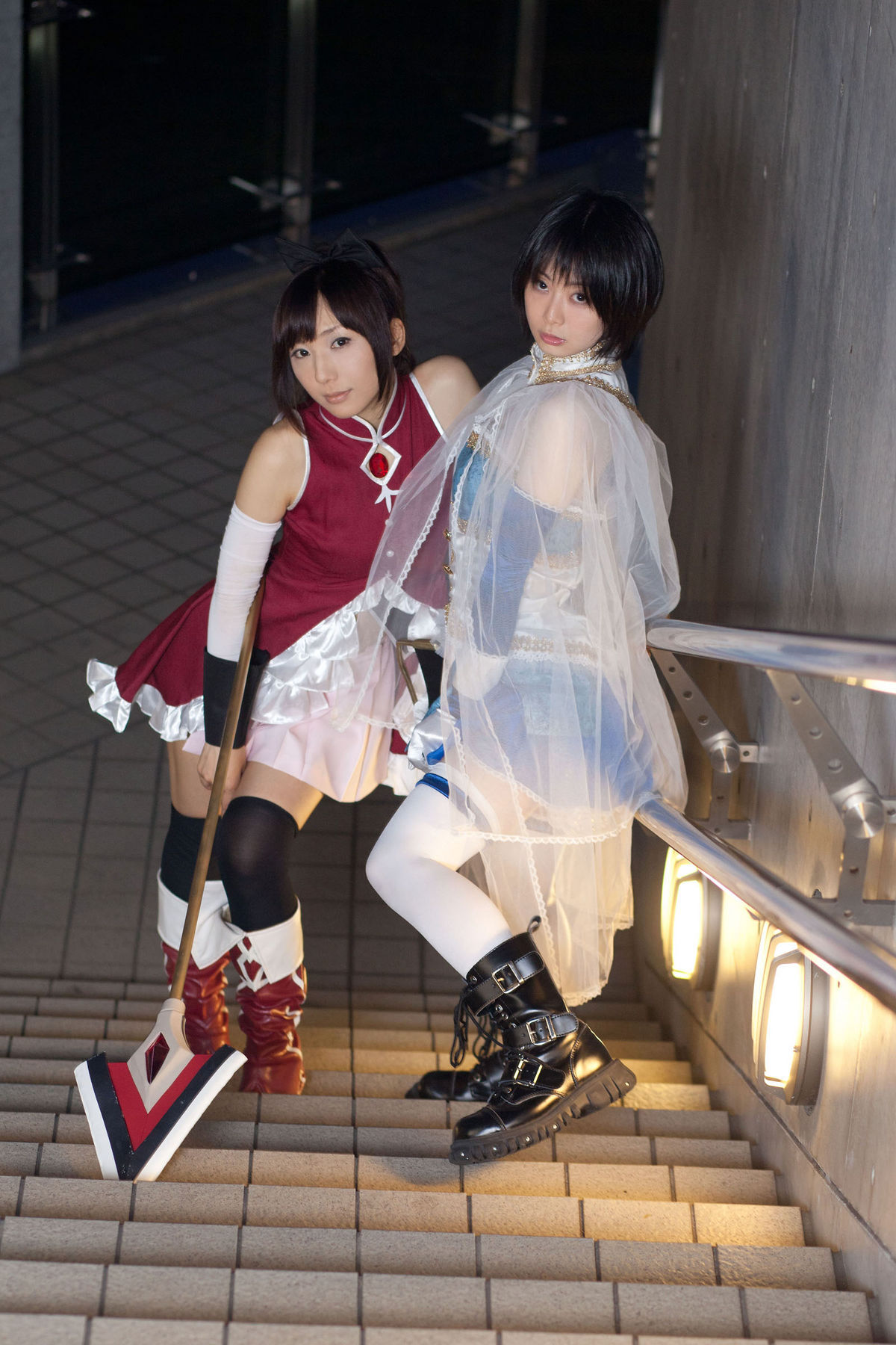 (C80) (コスプレ)   Sayaka and Kyoko  CosPlay制服诱惑套图